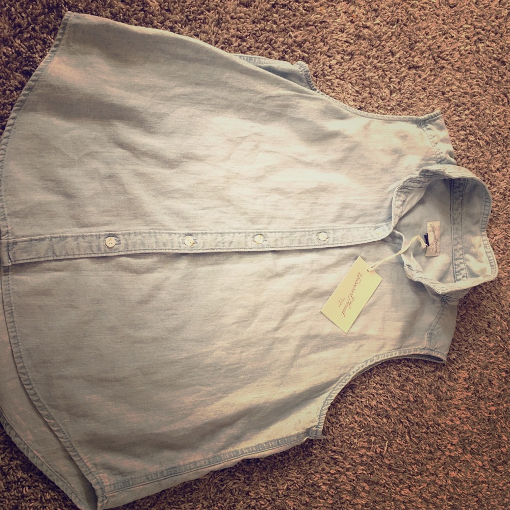 Women’s denim tank top